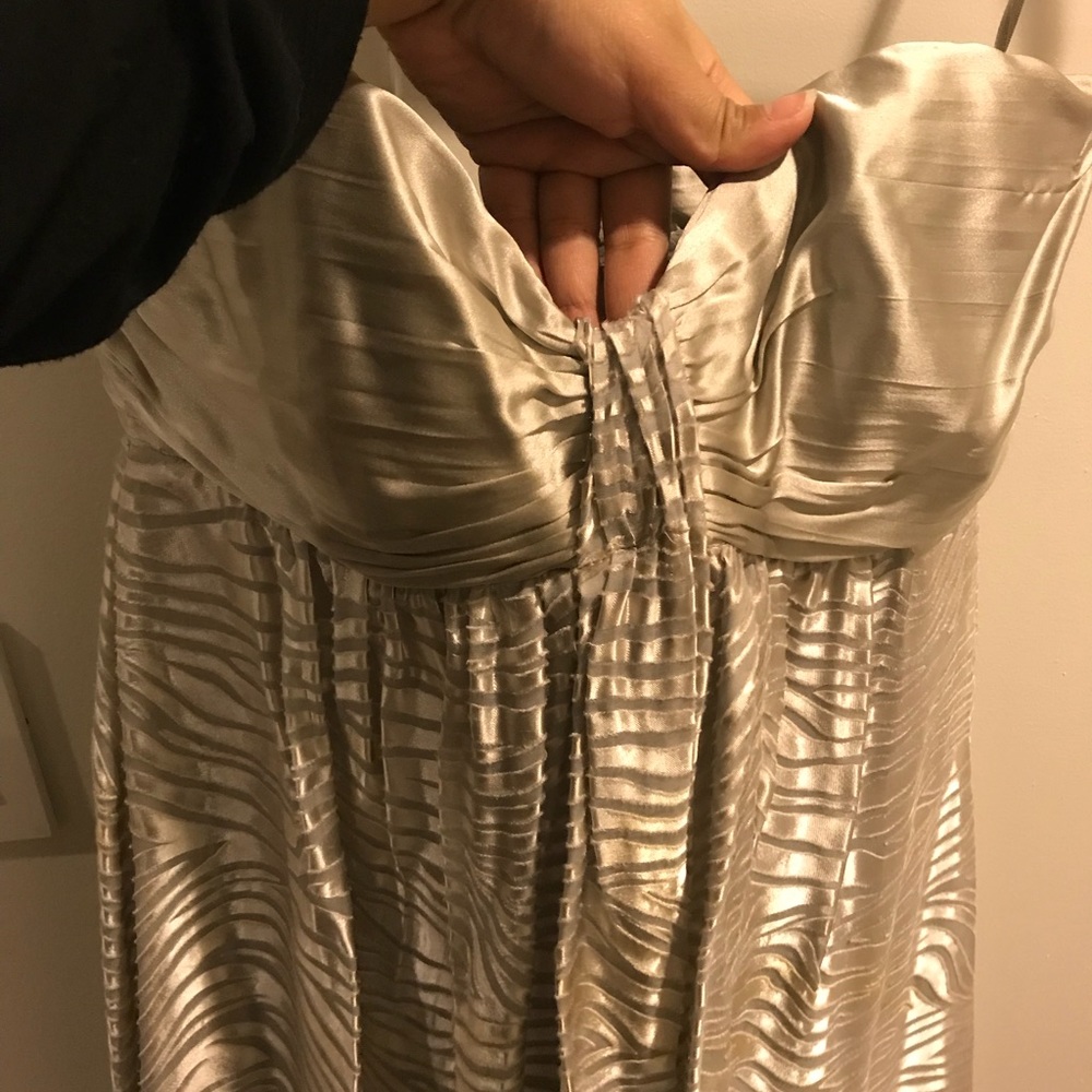 EXPRESS SILVER PARTY DRESS